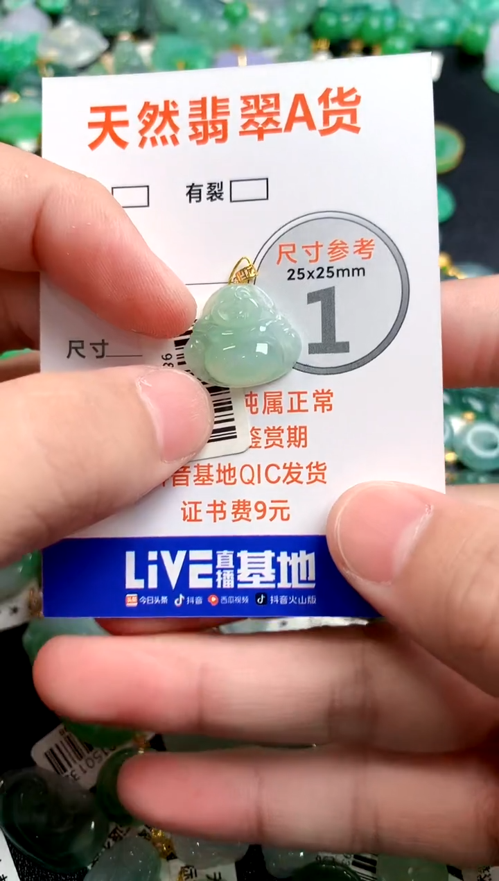 颈饰18K金镶嵌翡翠26100830