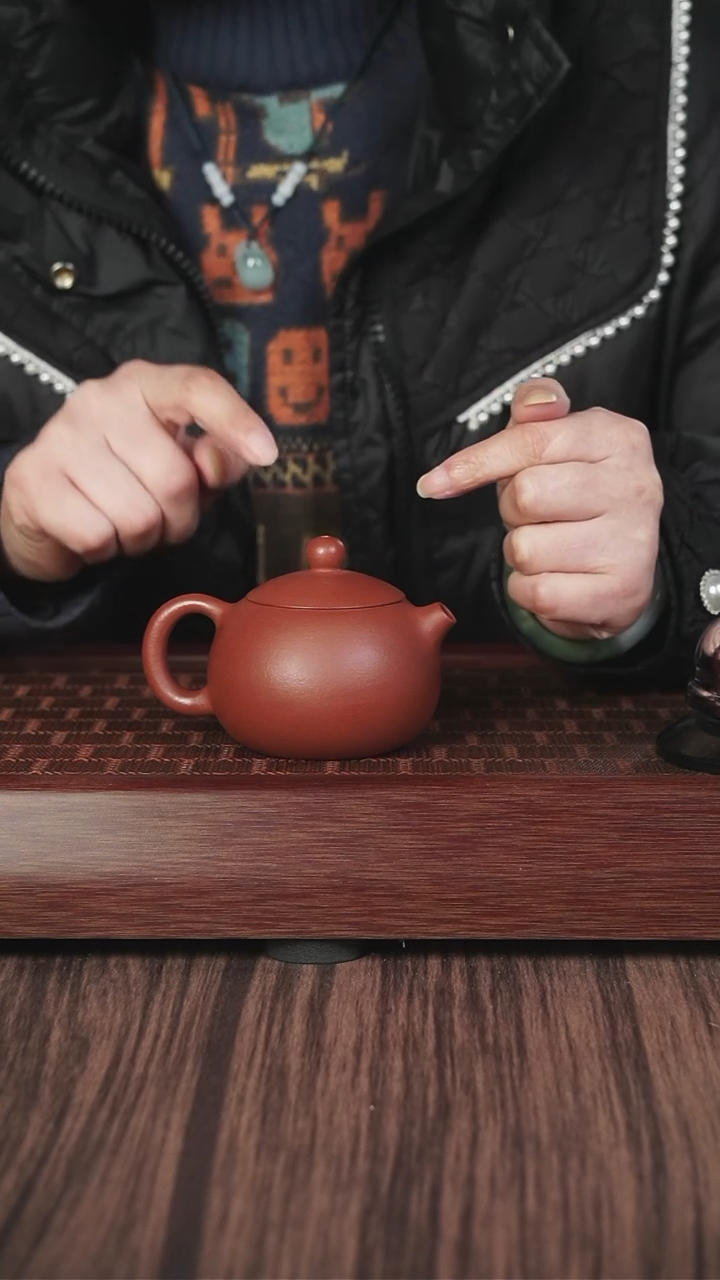 【闪购商品】紫砂茶壶龙山朱砂  小西施