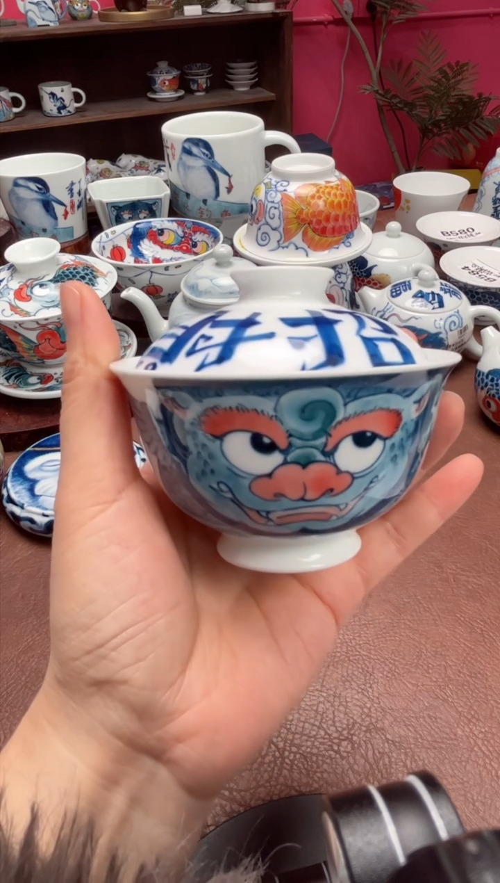 【闪购商品】昨明 （福利价格）招财貔貅盖碗