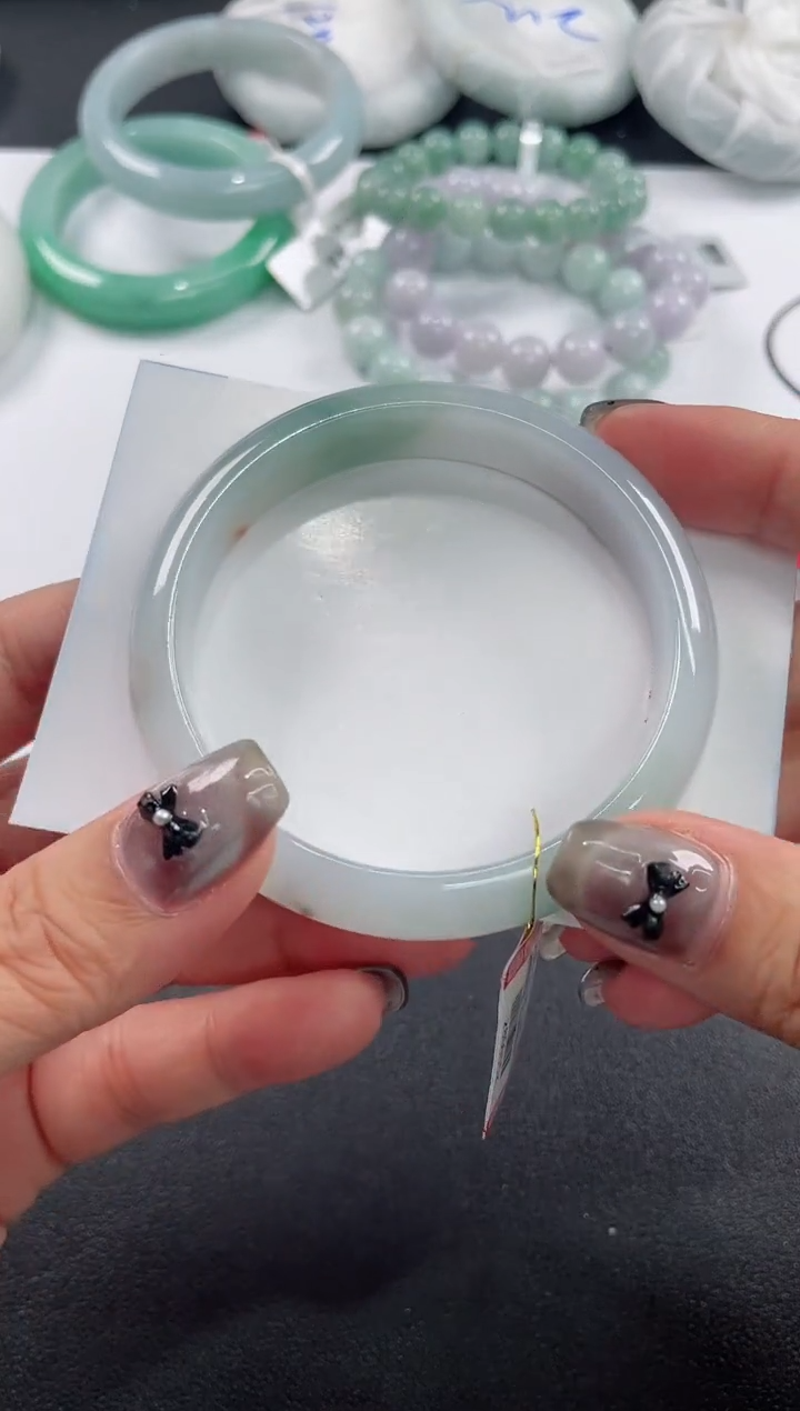 未镶嵌手镯翡翠基地发货H8351 56+