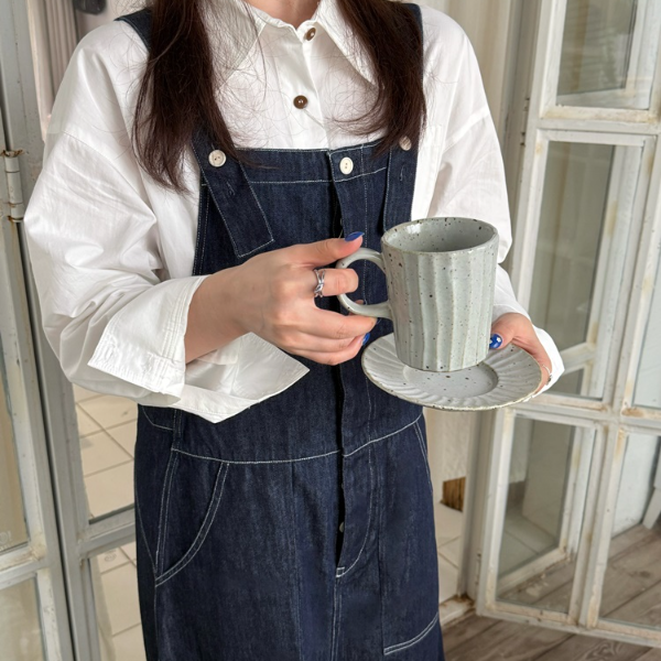 【杭州S姐 精品女装】牛仔背带裙10028