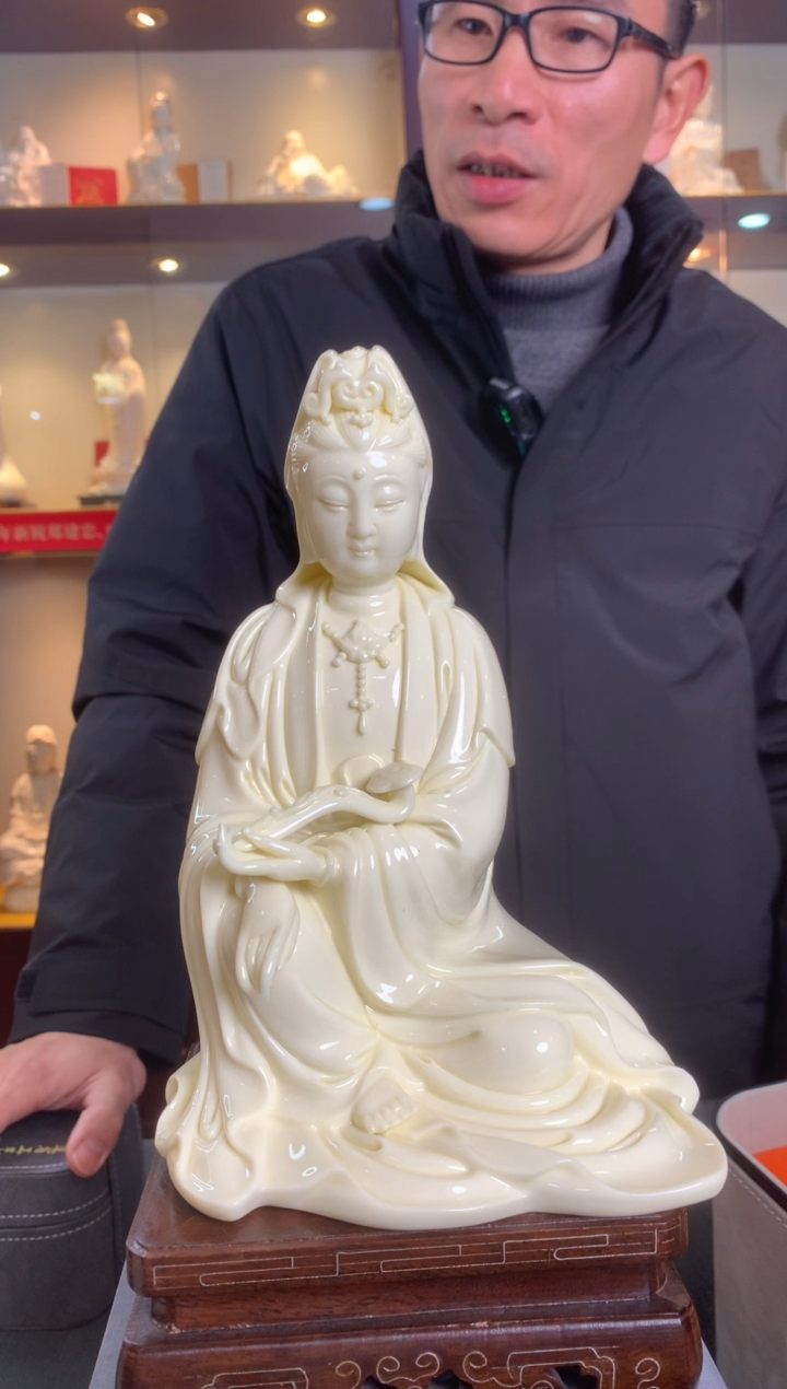 【闪购商品】摆件德化白瓷 吉祥观音