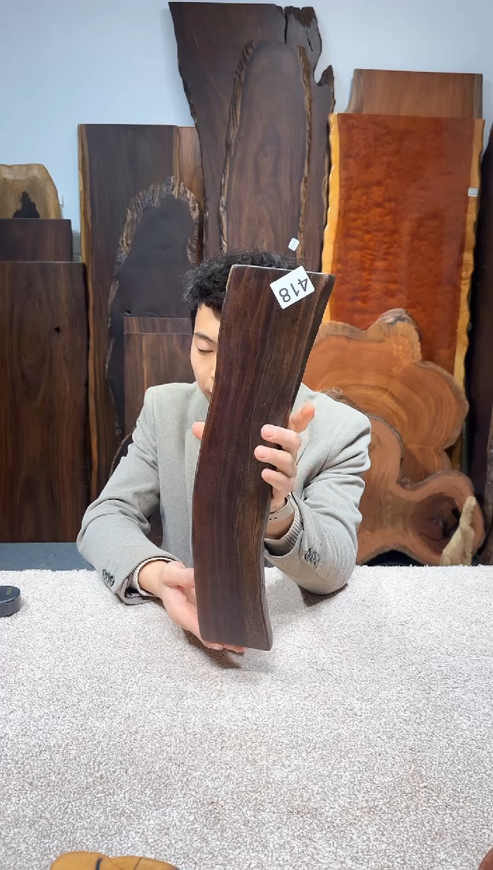 【闪购商品】风车木（黑檀木）尺寸43*9*2.编号418