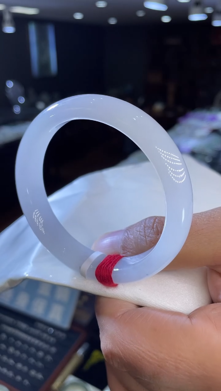 未镶嵌手镯翡翠正圈57-58