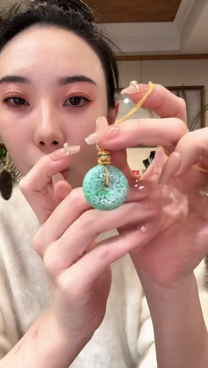 【闪购商品】翡翠颈饰未镶嵌国风