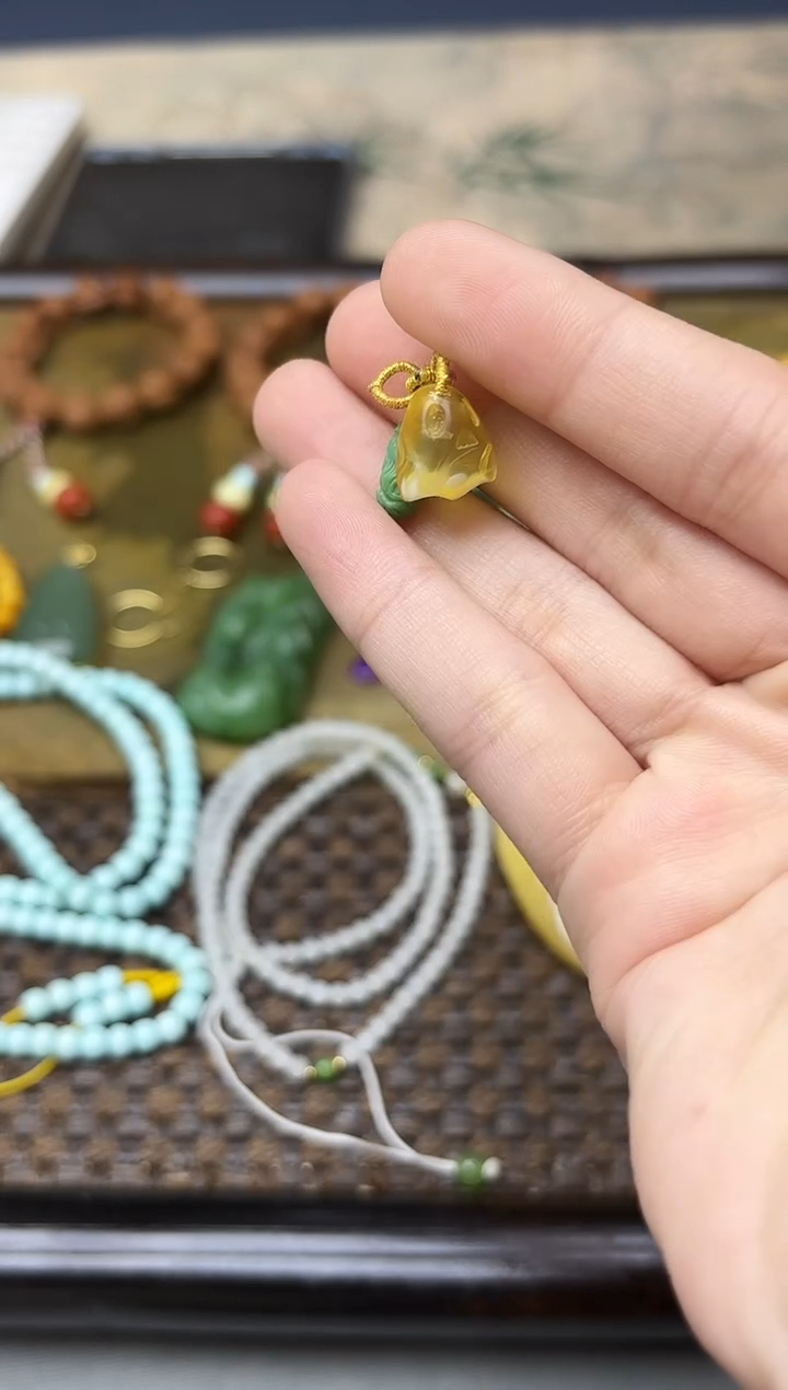 未镶嵌绿松石挂件松石挂件GW