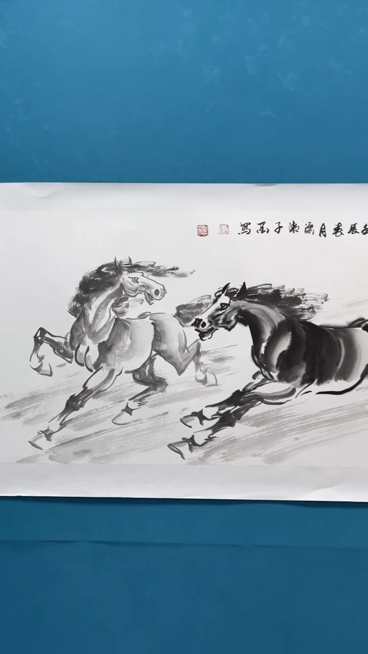 【闪购商品】绘画邓志标骏马系列6