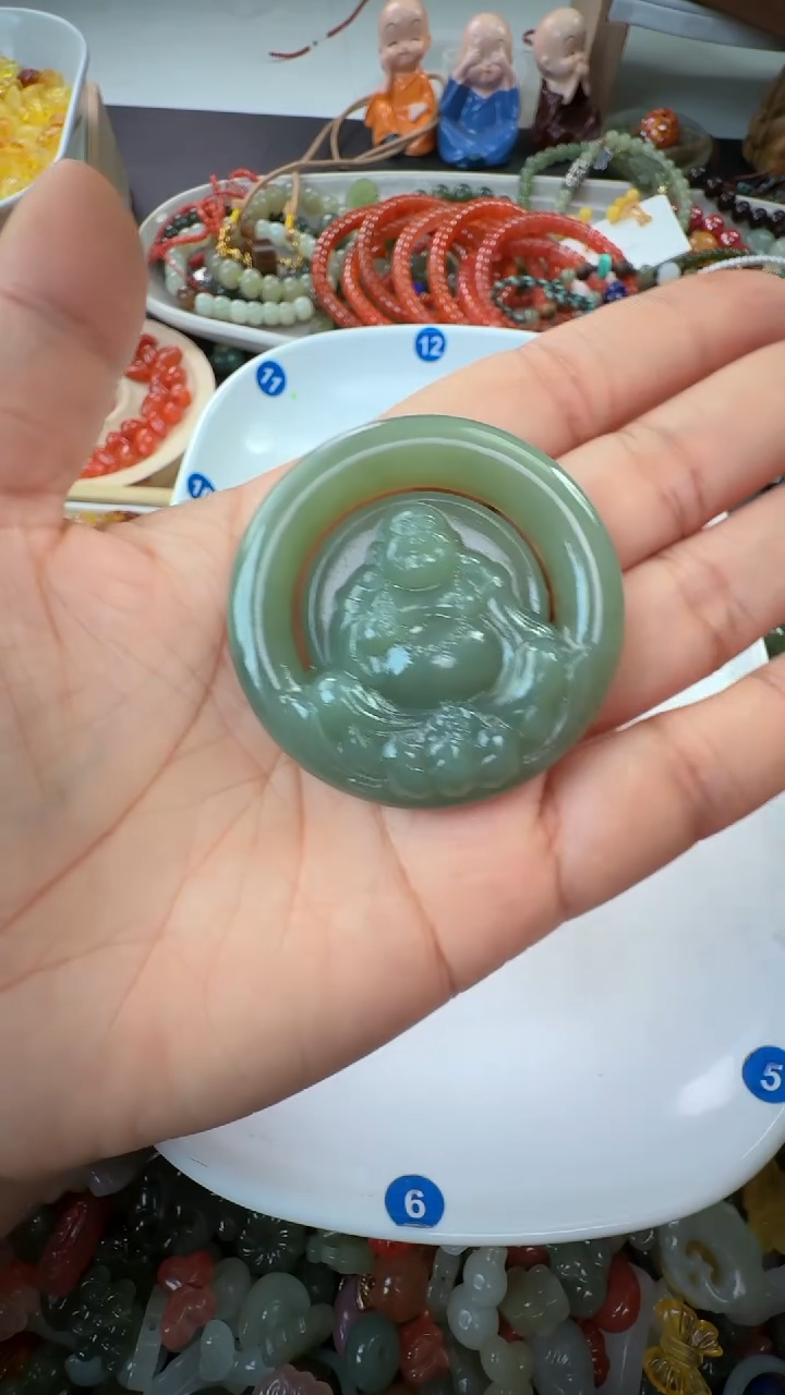 颈饰未镶嵌和田玉随**安240一个随遇而安