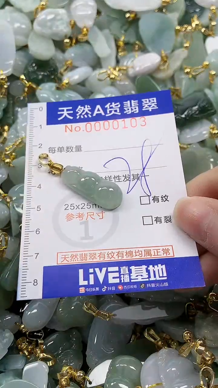 颈饰未镶嵌翡翠天然A货翡翠