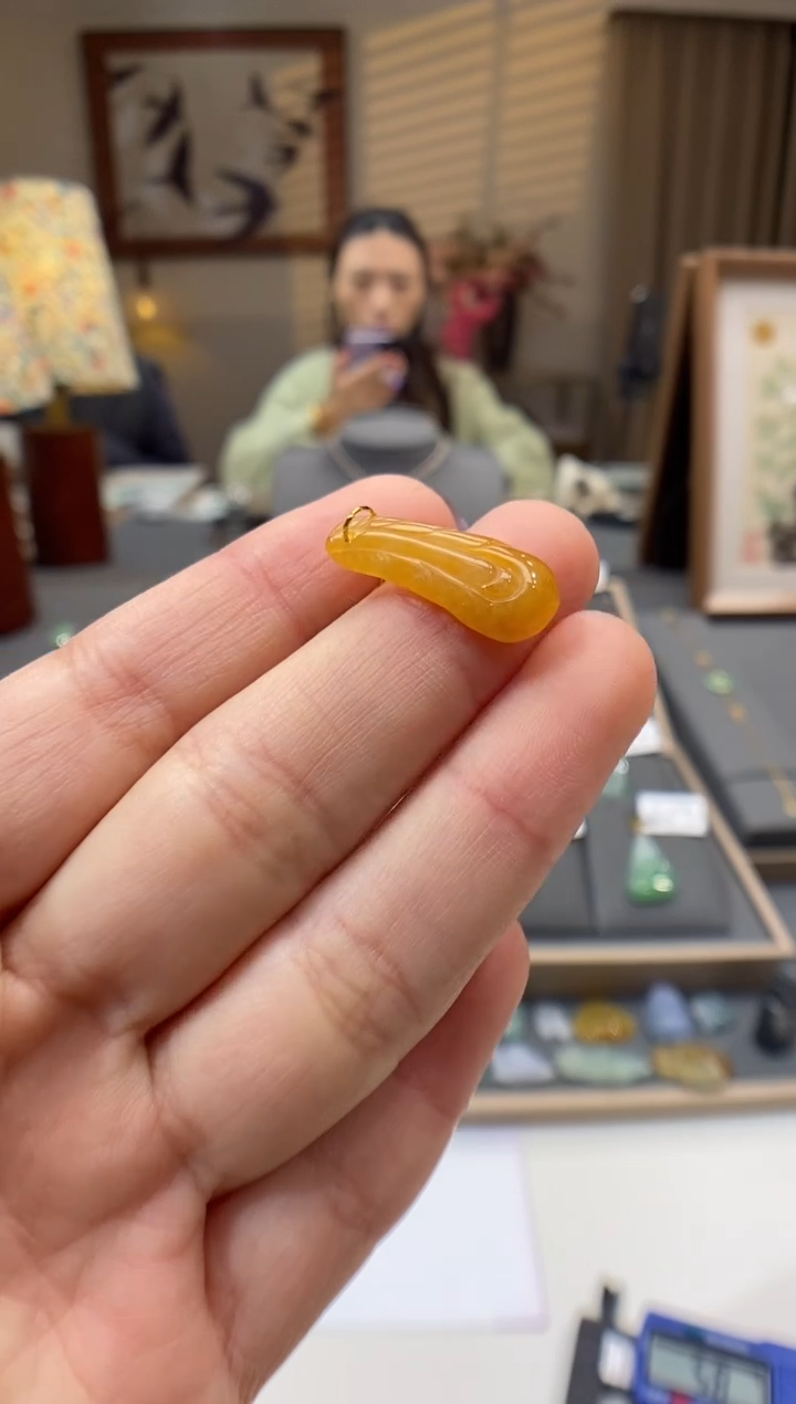 【闪购商品】翡翠颈饰未镶嵌羽毛