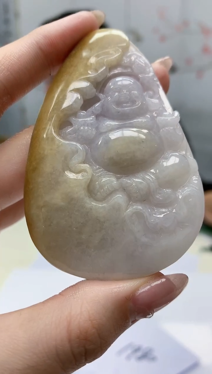 【闪购商品】定制翡翠未镶嵌5152jw-毛货挂件51