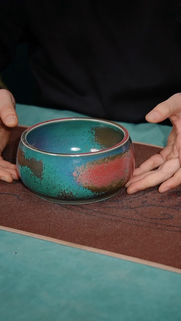 【闪购商品】267-1钵型洗（炉钧釉）