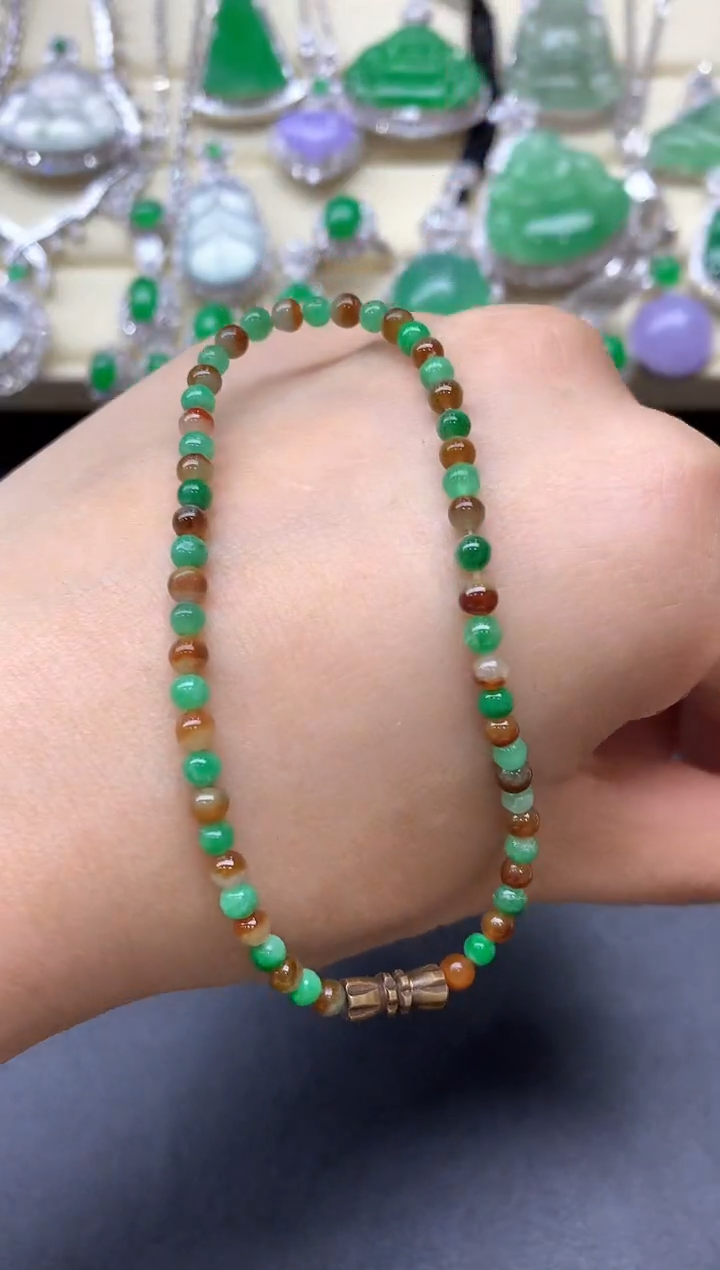 未镶嵌手链翡翠75-中国好珍宝