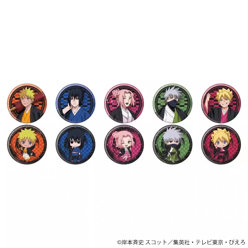 日谷 火影忍者 小丑社45周年吧唧