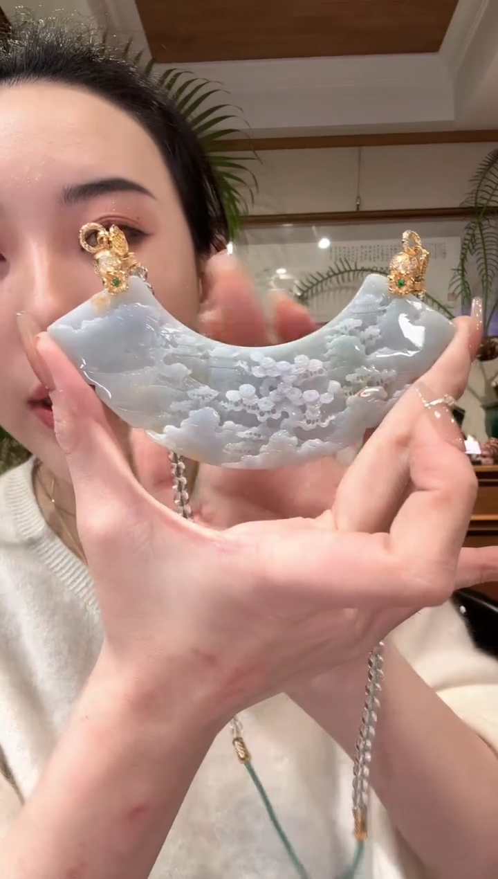 【闪购商品】翡翠颈饰未镶嵌国风