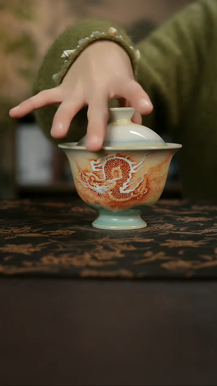 景德镇陶瓷杯碗柴烧多人