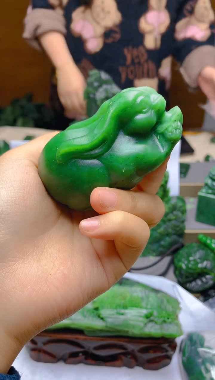 【闪购商品】和田玉（碧玉）把件未镶嵌1