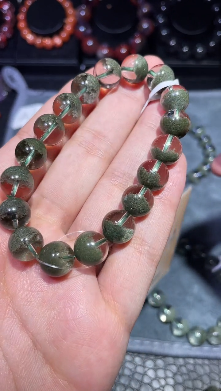 【闪购商品】水晶手链未镶嵌绿幽灵单圈A11（多样性发其一）