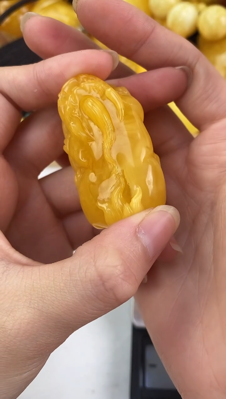 裸石琥珀未镶嵌天然琥珀蜜蜡