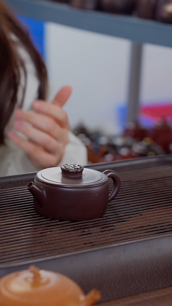 【闪购商品】紫砂茶壶紫袍玉沙福钮汉瓦