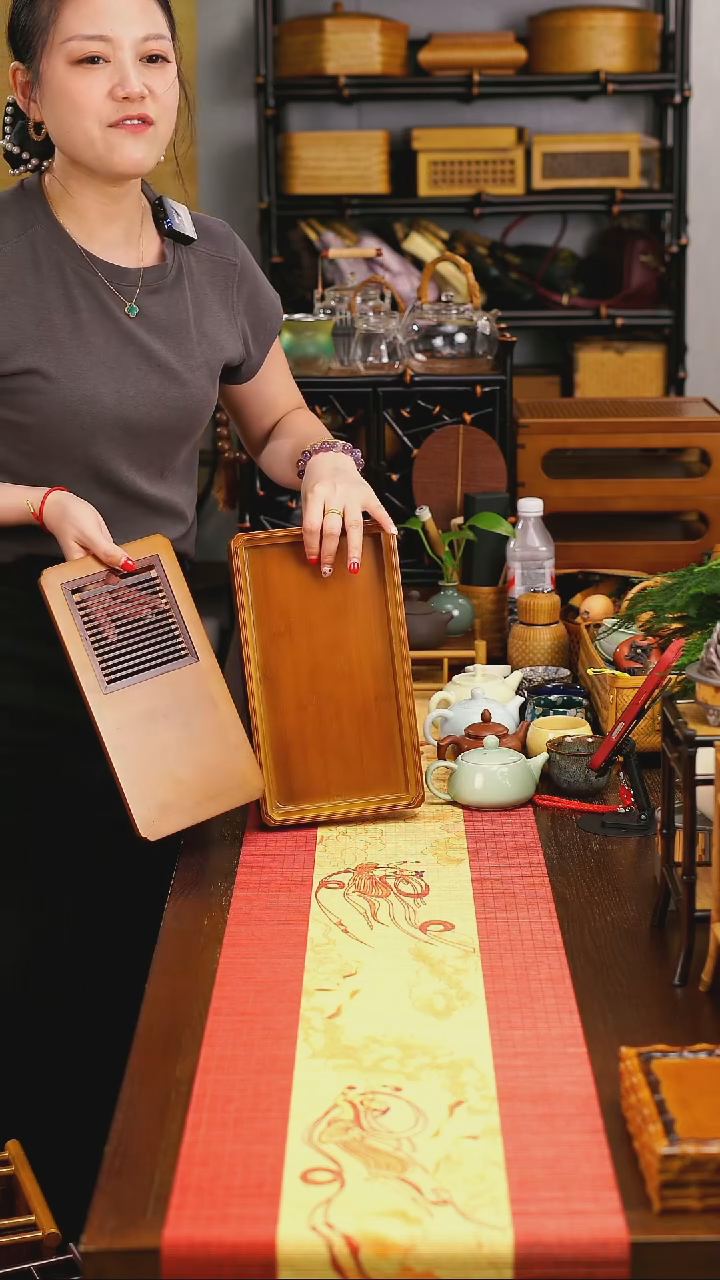 古熏茶盘干湿两用