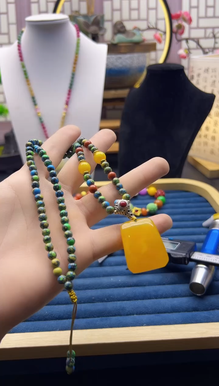 【闪购商品】蜜蜡手链银S925镶嵌X316