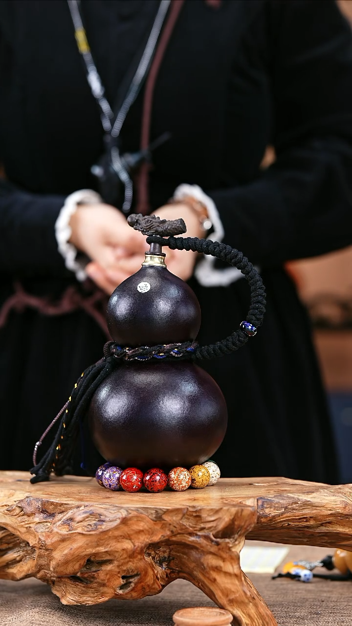 【闪购商品】201—光岳葫天然大漆酒葫芦不含漆珠