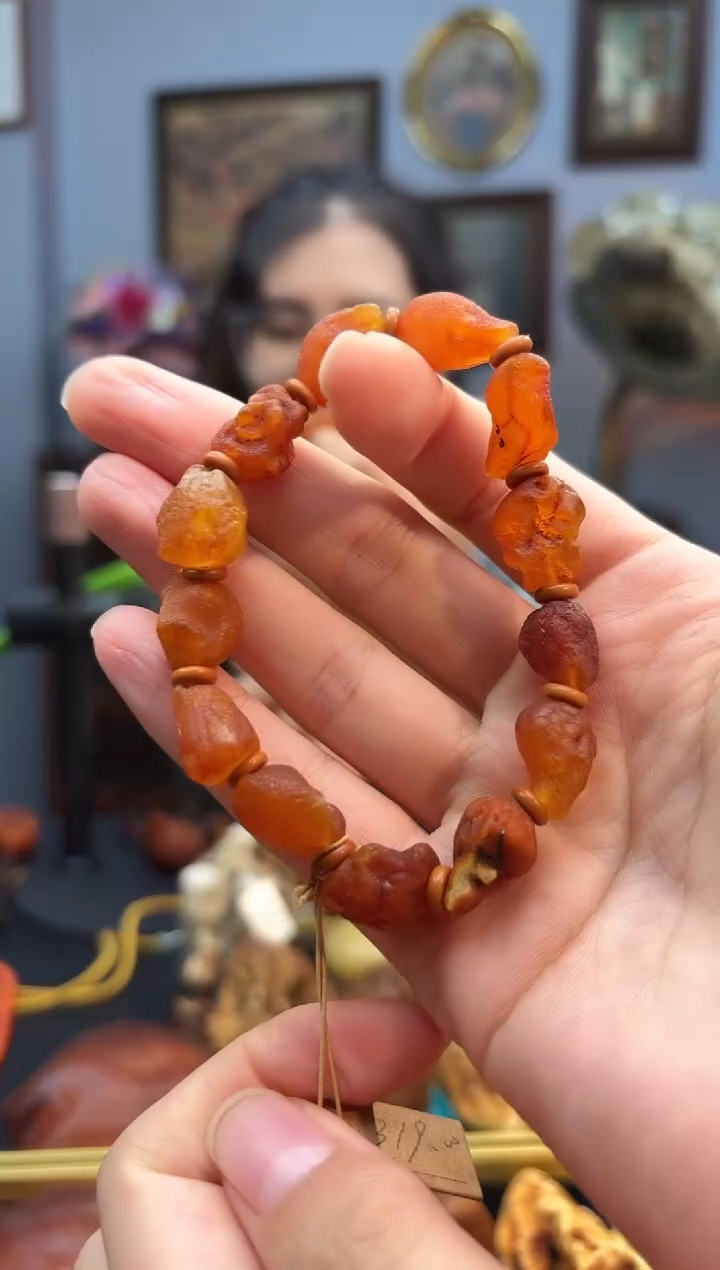 手串琥珀未镶嵌手串