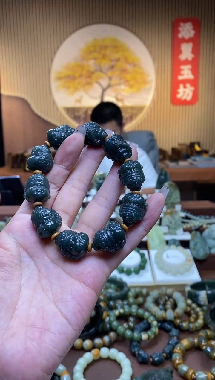 【闪购商品】和田玉手串未镶嵌多样性随机发一