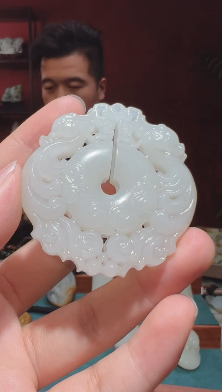 【闪购商品】和田玉吊坠(不含链)未镶嵌1