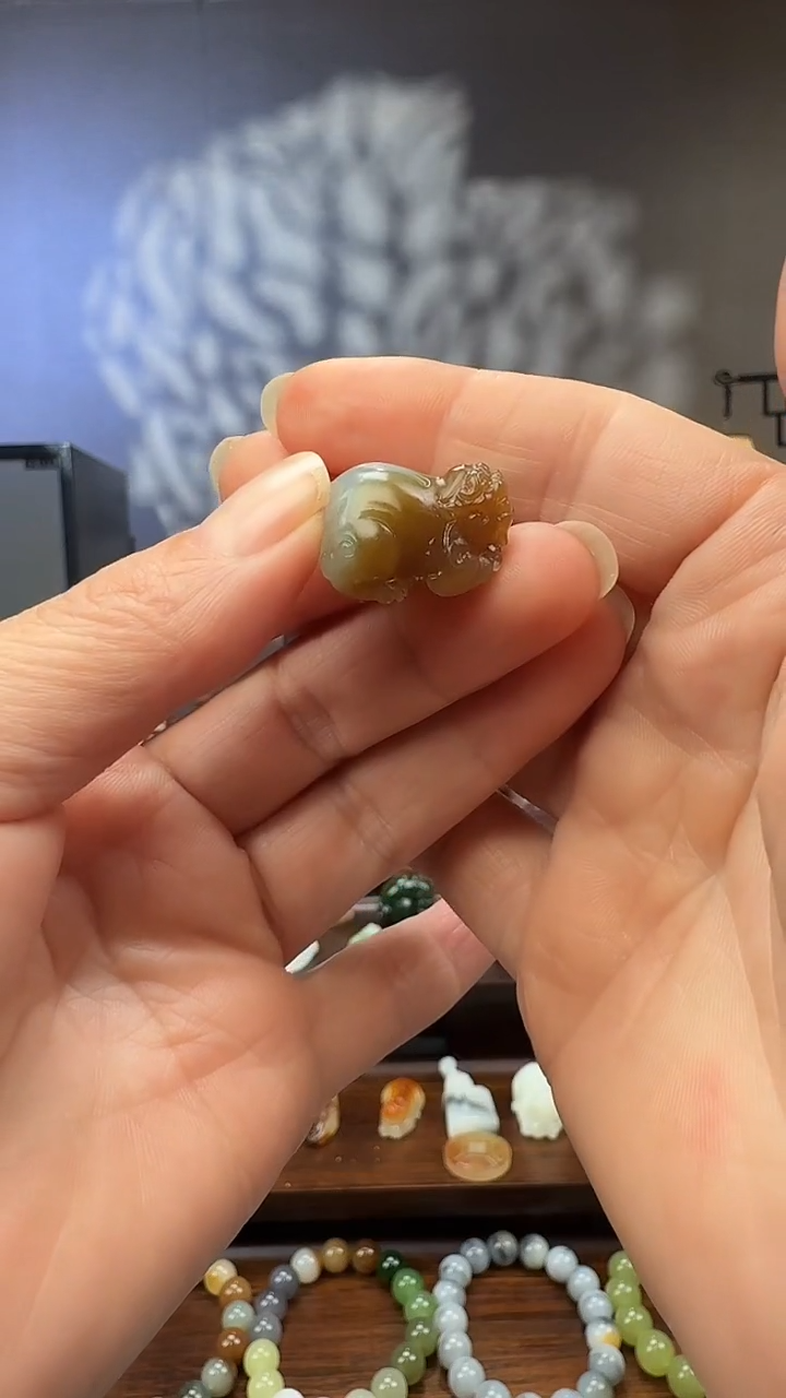 吊坠(不含链)未镶嵌和田玉和田玉貔貅