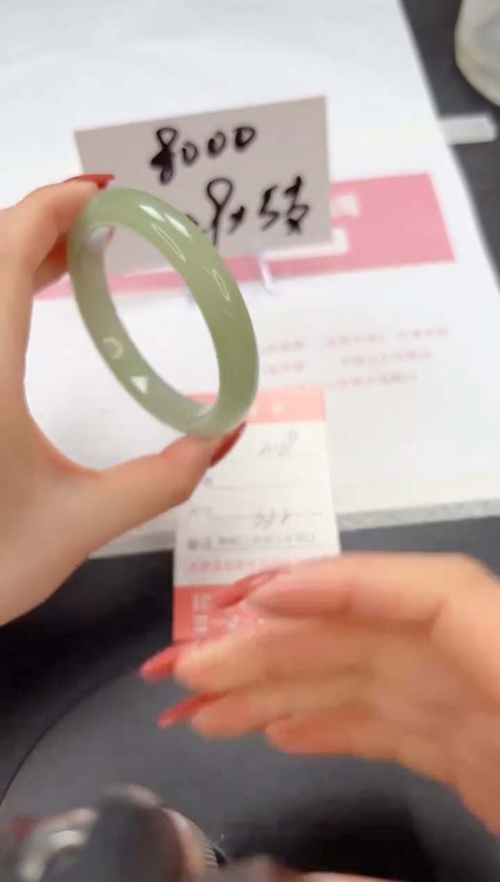 【闪购商品】石英质玉手镯未镶嵌A169-62.2