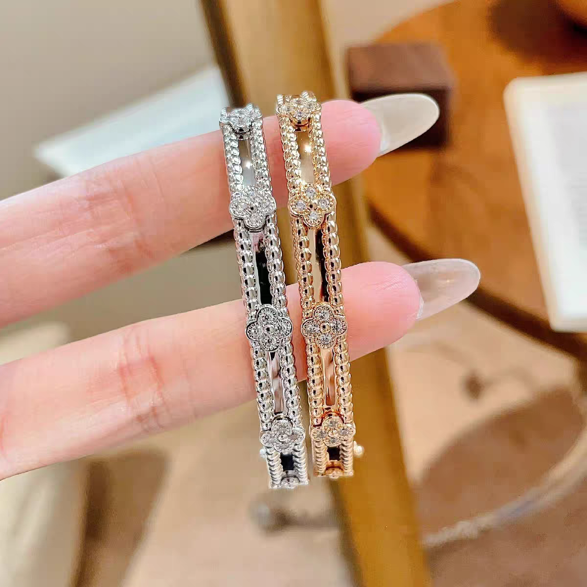 万花筒款奶茶色时尚轻奢年轻靓丽