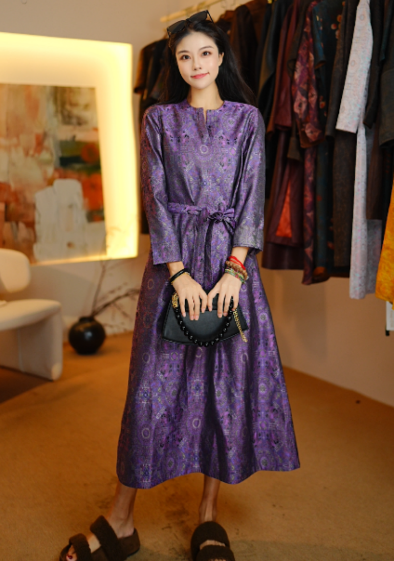 【罗绮紫宸】新中式夏季专柜高端定制国风仙女裙