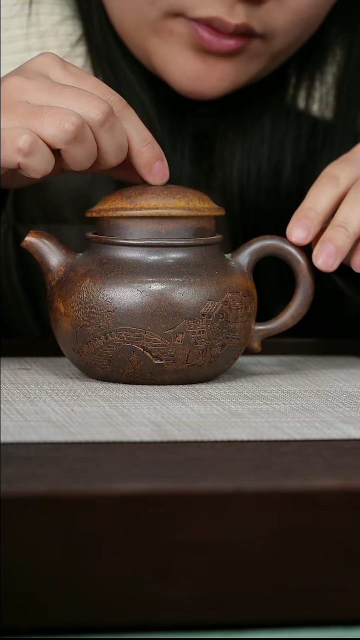 【闪购商品】宜兴原矿紫砂壶茶壶400C