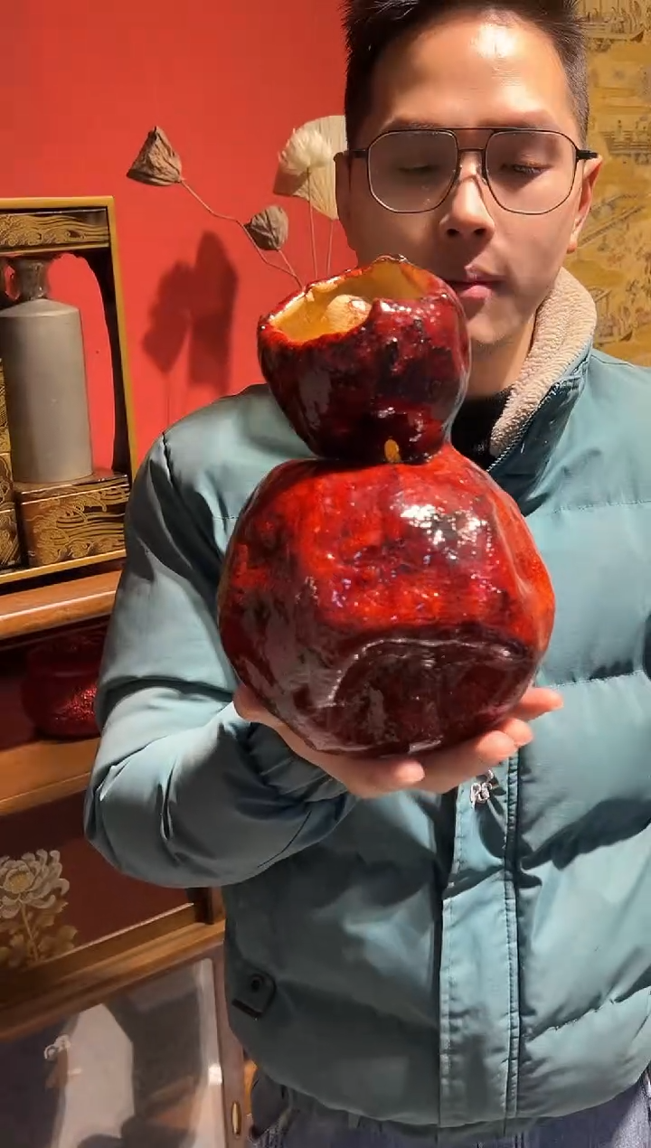 干漆葫芦 摆件 大漆漆器大漆漆器