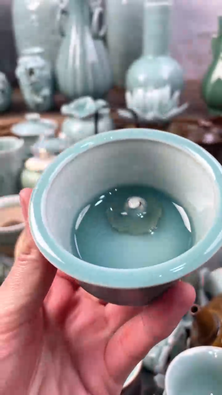 【闪购商品】纯手工 正品 慧仙青瓷 主人杯