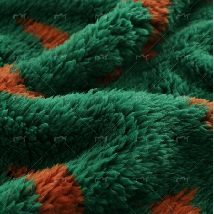 【绿色北极熊】设计师款多功能家用可爱绒被加厚柔软休闲毯