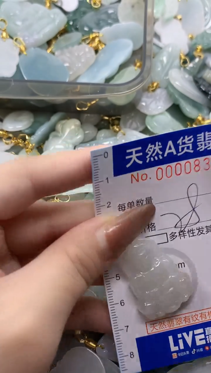 翡翠未镶嵌颈饰天然A货翡翠