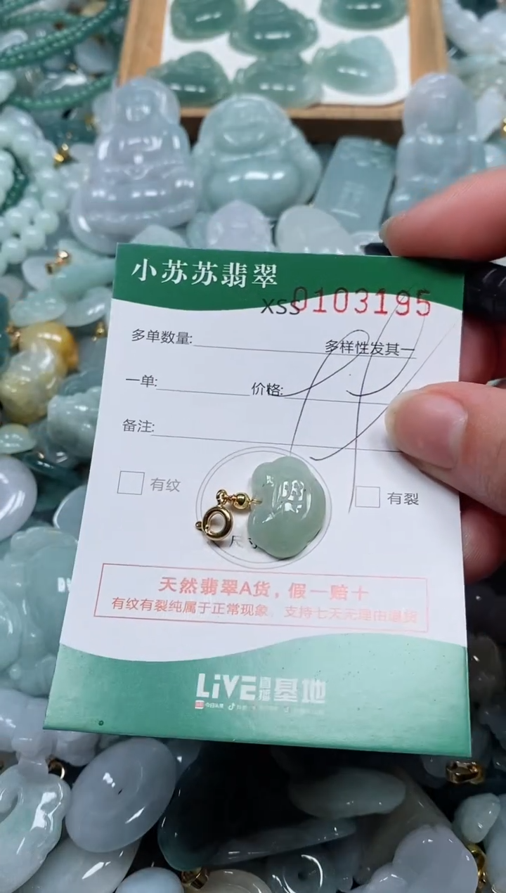 【闪购商品】翡翠颈饰未镶嵌闪购商品0103195