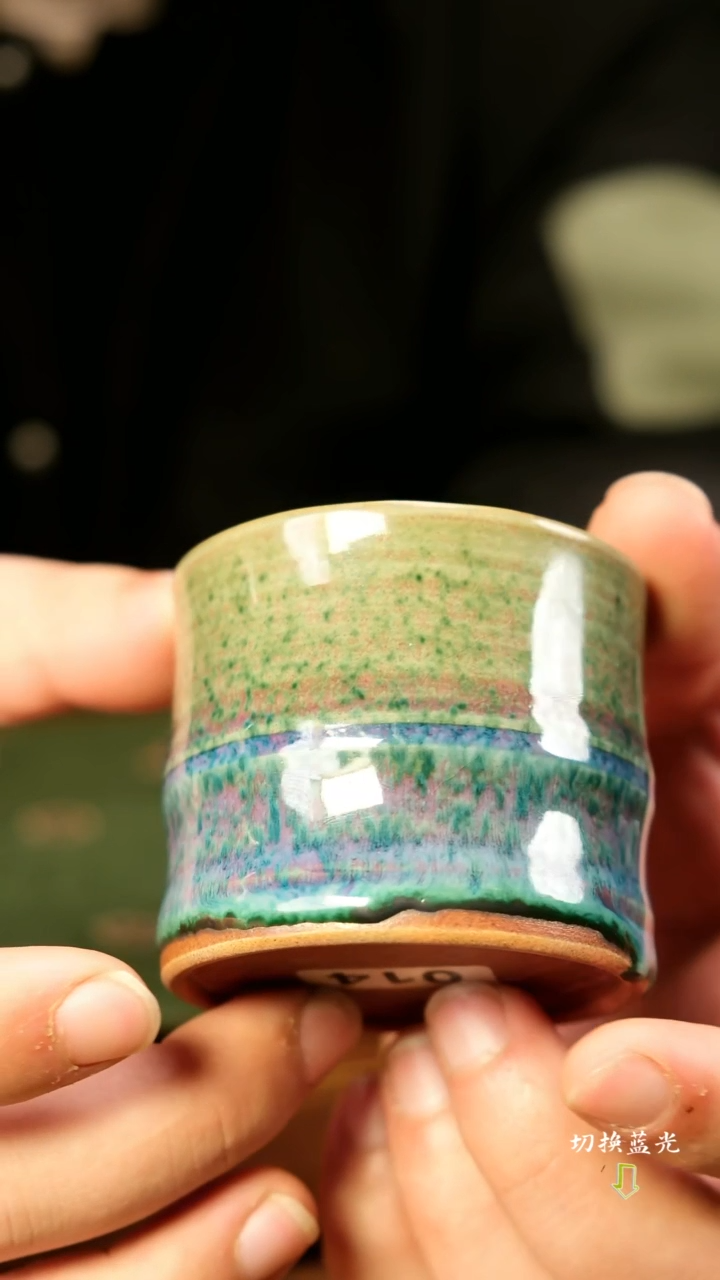 【闪购商品】张辉  手工柴烧卢钧主人杯  经典流传