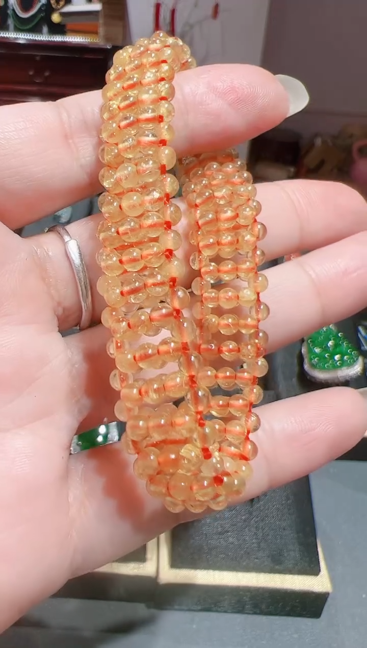 【闪购商品】黄晶手串未镶嵌202522512
