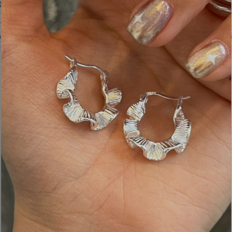 925银耳饰 JIUJIU【慢慢冬色】耳饰银色耳扣设计感小众百搭1013