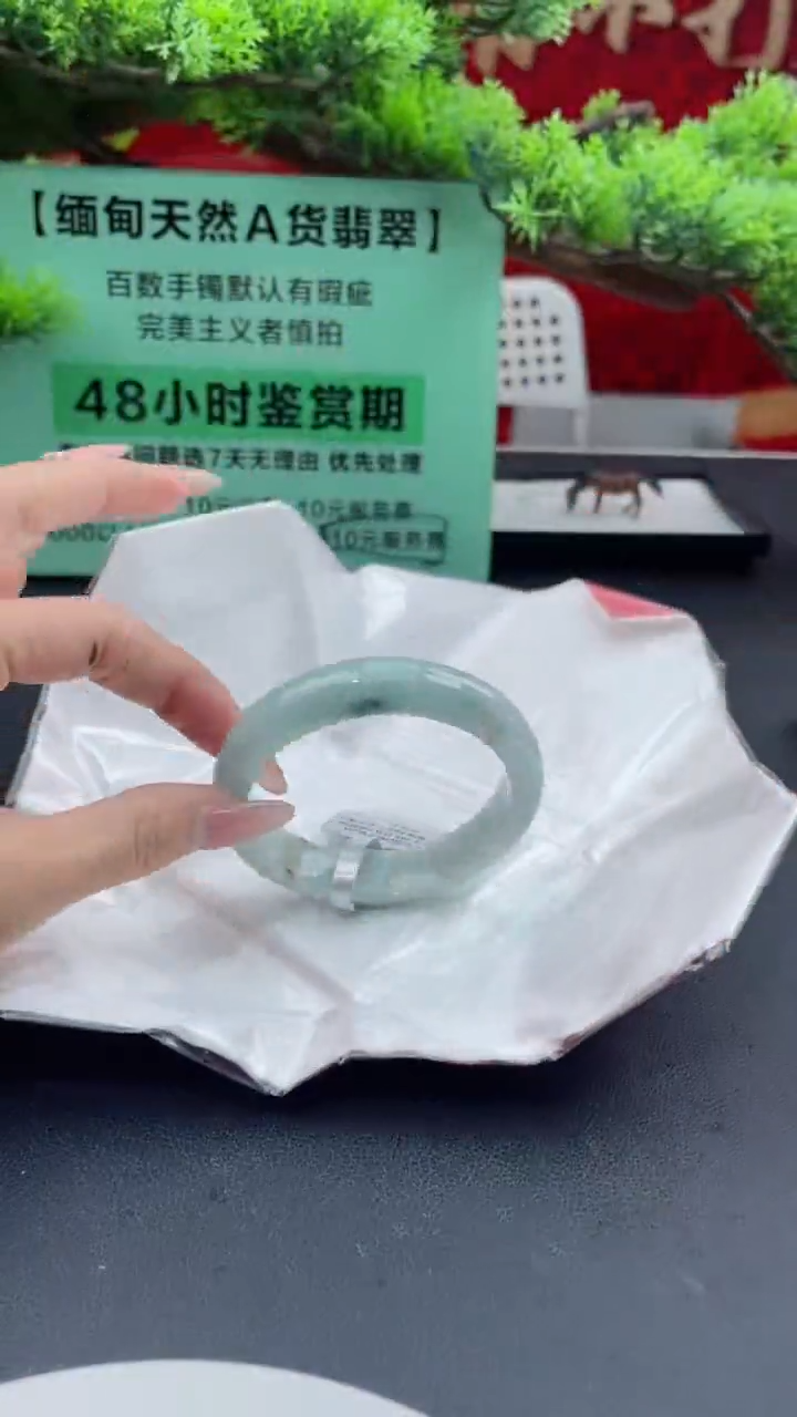 【闪购商品】翡翠手镯未镶嵌翡翠手镯（微瑕）10