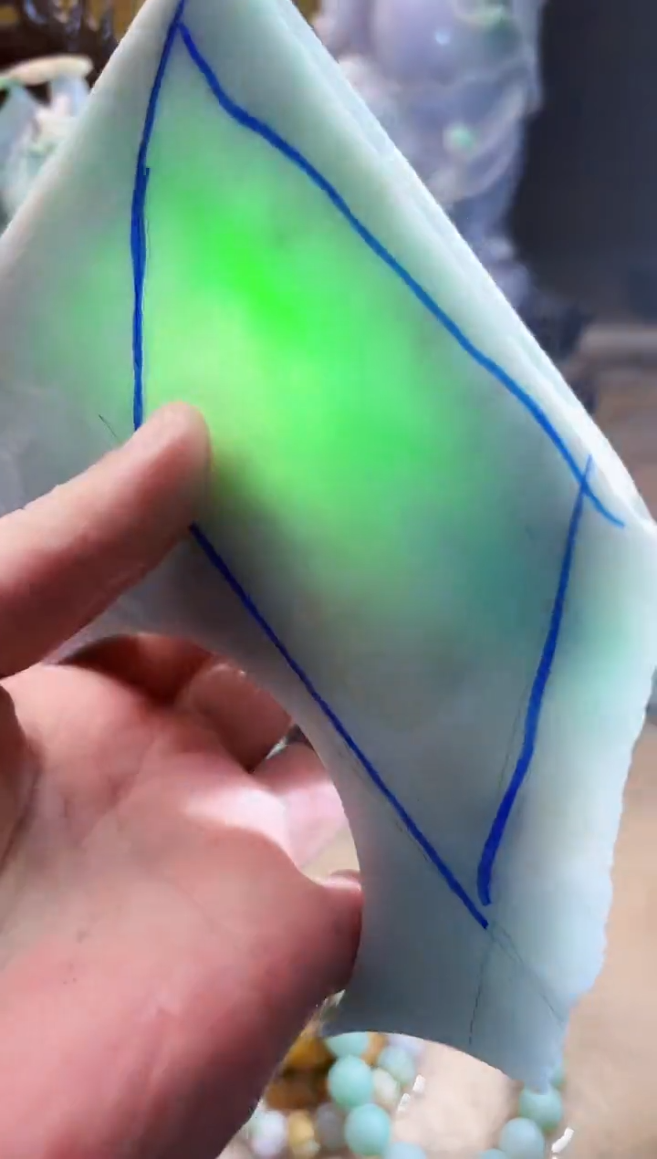 未镶嵌挂件翡翠A货张优9344