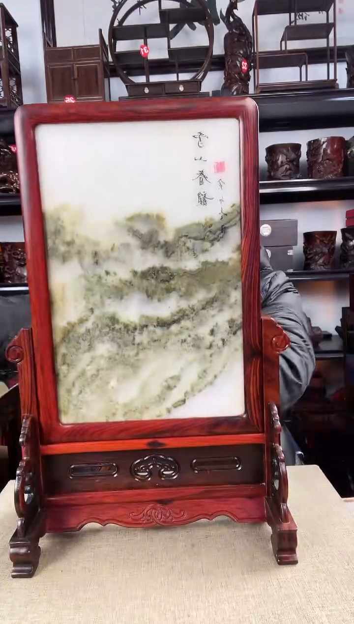 木老李红木工艺品336瑕疵