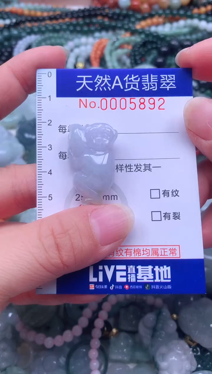 颈饰未镶嵌翡翠天然翡翠