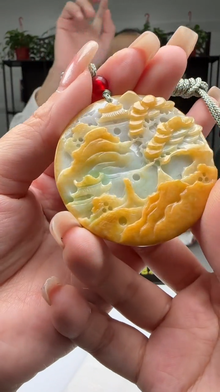 【闪购商品】翡翠颈饰未镶嵌天然翡翠A货吊坠