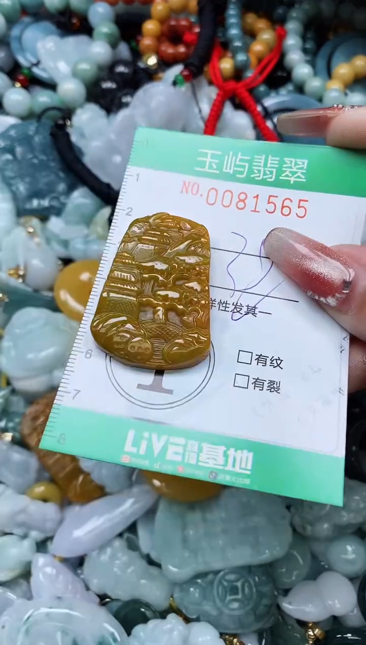 【闪购商品】翡翠颈饰未镶嵌闪购0081565多样性发其一