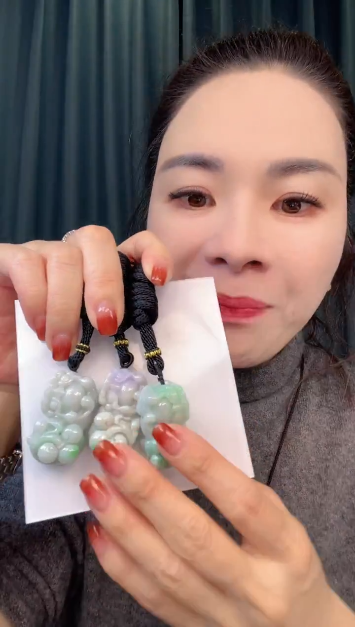 颈饰未镶嵌翡翠貔貅-多样性发一